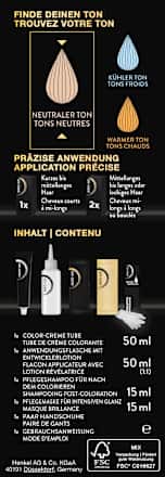 Haarfarbe Permanente Öl-Coloration 2-10 Schwarzbraun Syoss Oleo Intense