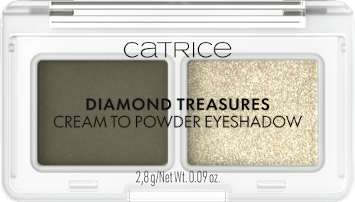 Lidschatten Diamond Treasures Cream to Powder 040 Olive Twinkle CATRICE