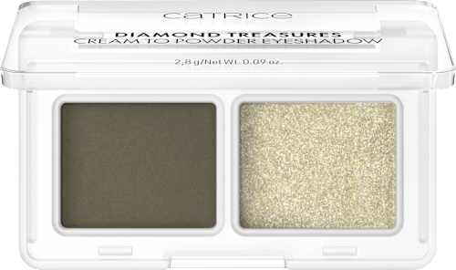 Lidschatten Diamond Treasures Cream to Powder 040 Olive Twinkle CATRICE