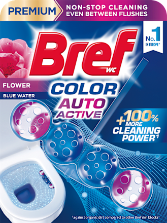 WC obešanka Color Auto Active Flower Bref