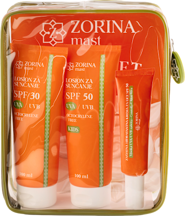 Set krema za sunčanje Family Sun Travel Set ZORINA mast