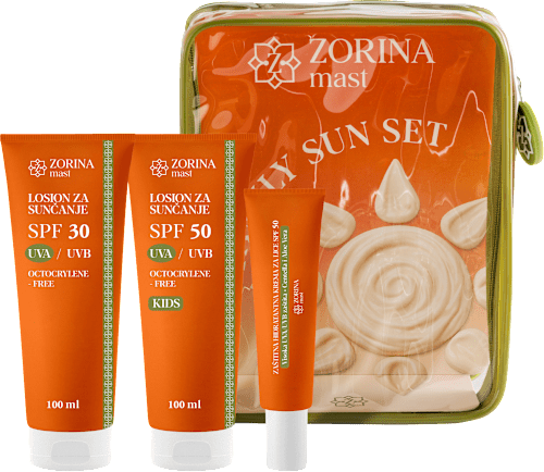 Set krema za sunčanje Family Sun Travel Set ZORINA mast