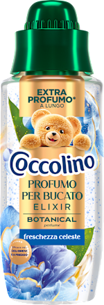 Profumo per bucato Elixir Botanical freschezza celeste Coccolino