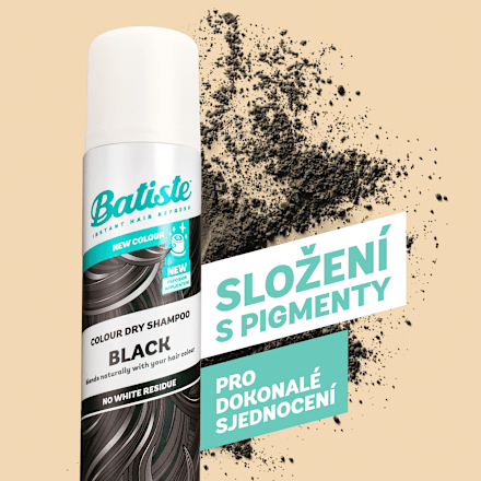 suchý šampon na vlasy Black  Batiste