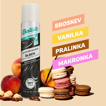 suchý šampon na vlasy Black  Batiste