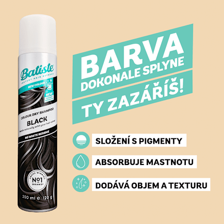 suchý šampon na vlasy Black  Batiste