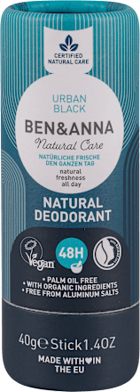 Natural Care dezodorans u stiku - URBAN BLACK BEN&ANNA