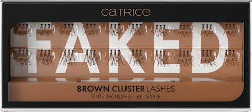 Künstliche Wimpern Faked Brown Cluster Lashes CATRICE