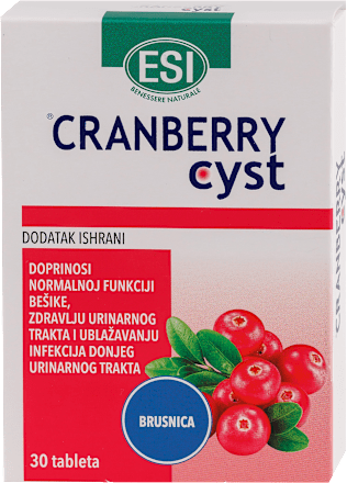 CRANBERRY cyst tablete - brusnica ESI