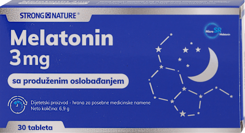 Melatonin 3mg tablete sa produženim oslobađanjem STRONG NATURE