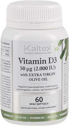 Vitamin D3 50 µg (2000 IU) Kaltex