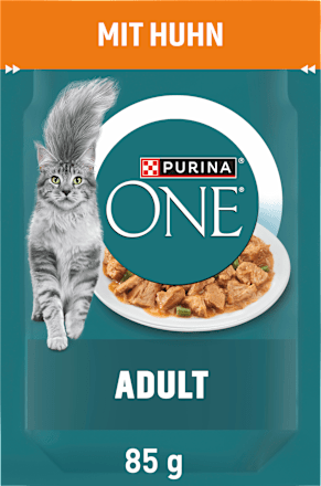 Nassfutter Katze mit Huhn & grünen Bohnen in Soße PURINA ONE