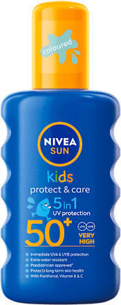 Детски слънцезащитен спрей, цветен, SPF 50+ NIVEA SUN