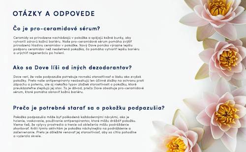 Advanced Care antiperspirant sprej Invisible Care Dove