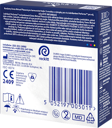 Prezerwatywy lateksowe Mutual Pleasure Durex