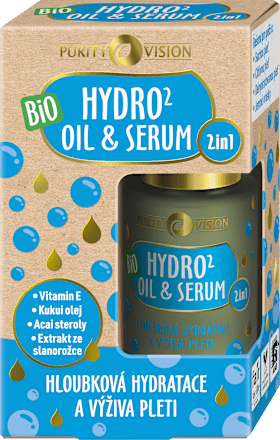 Hydratačné pleťové sérum Hydro2 Oil & Serum 2v1 Purity Vision