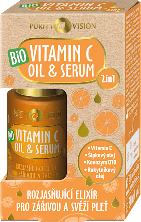 Rozjasňujúce pleťové sérum Vitamin C Oil & Serum 2v1 Purity Vision