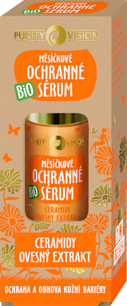 Nechtíkové ochranné pleťové sérum ceramidy ovsený extrakt Purity Vision
