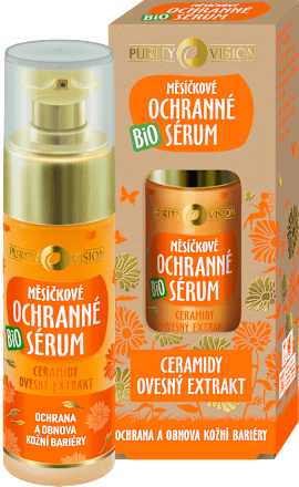 Nechtíkové ochranné pleťové sérum ceramidy ovsený extrakt Purity Vision