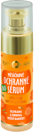 Nechtíkové ochranné pleťové sérum ceramidy ovsený extrakt Purity Vision