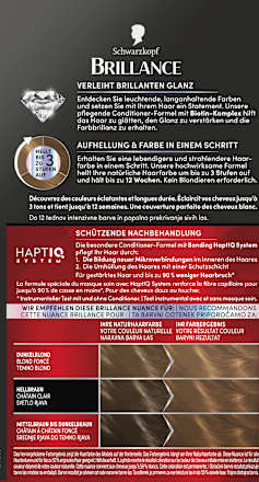 Haarfarbe L865 Honigbraun Schwarzkopf Brillance