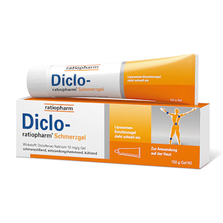 Diclo-ratiopharm Schmerzgel 10 mg/g Gel ratiopharm