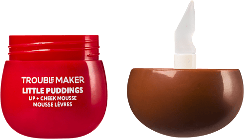 Balzam na pery a líčka Little Pudding - Mochi Brown TROUBLE MAKER