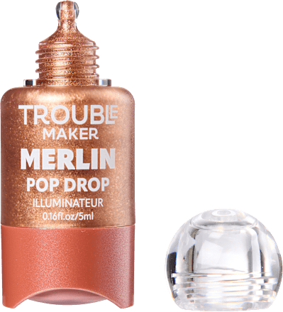 Tekutý rozjasňovač Pop Drop - Merlin Bronze TROUBLE MAKER