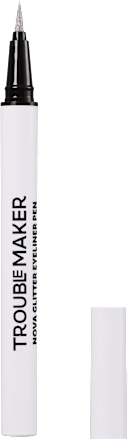 Tekutá očná linka Nova Glitter - Breaker Silver TROUBLE MAKER