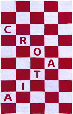 Ručnik za plažu – crveno-bijele kockice Dekoracija i uređenje