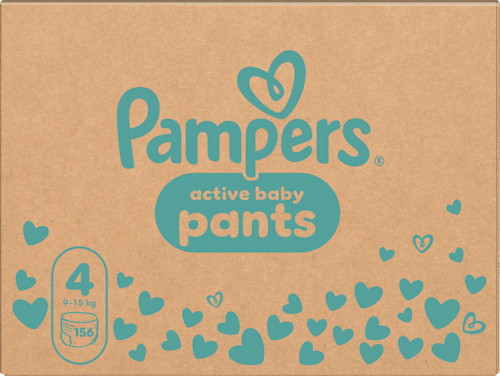 Pelene-gaćice active baby, vel. 4 (9 – 15 kg) Pampers active baby
