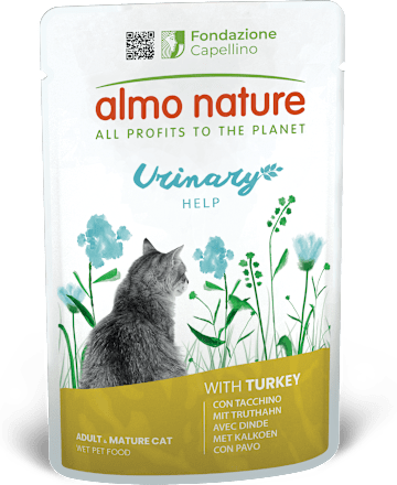 Cibo umido per gatti Urinary con tacchino almo nature