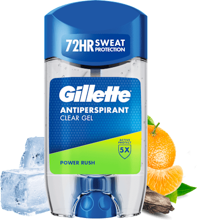 Део-гел против изпотяване Power rush Gillette