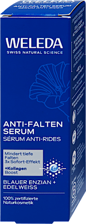 Prémiové liftingové intenzívne sérum Anti-age s modrým horcom WELEDA