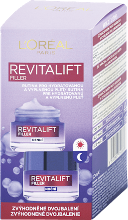 Denný a nočný pleťový krém proti vráskam Revitalift Filler L'ORÉAL PARiS REVITALIFT