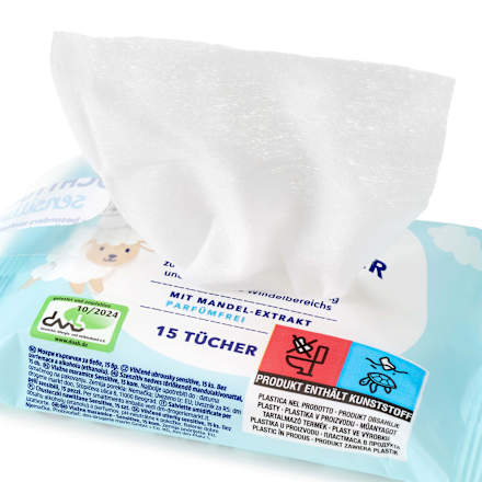 Salviette umidificate sensitive minitaglia babylove