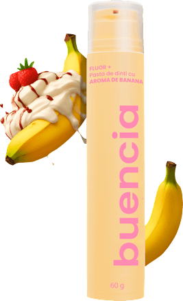 Pasta de dinți cu aromă de Banane buencia