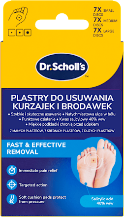 Plastry do usuwania kurzajek i brodawek Dr. Scholl's