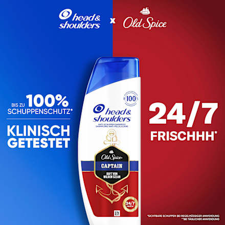 Shampoo Anti-Schuppen Old Spice Captain head&shoulders