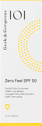 Cremă de față Zero Feel SPF50 Geek&Gorgeous