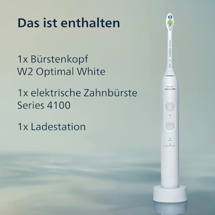 Elektrische Zahnbürste 4100 weiß Philips Sonicare