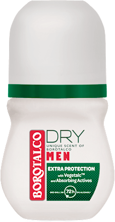MEN DRY UNIQUE SCENT OF BOROTALCO dezodorans roll-on za muškarce - EXTRA PROTECTION Borotalco