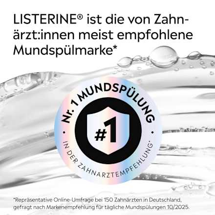 Mundspülung Cool Mint milder Geschmack Listerine