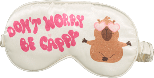 Schlafmaske Don't Worry Be Cappy ebelin