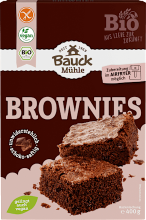 Backmischung Brownies glutenfrei Bauck Mühle