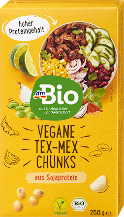 Soja Tex-Mex-Chunks Vegan dmBio