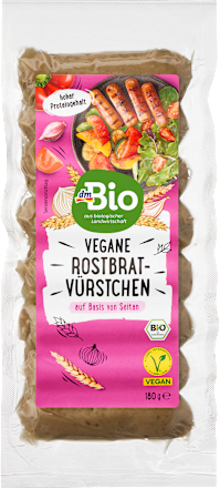 Bio veganska klobasica na osnovi seitana dmBio