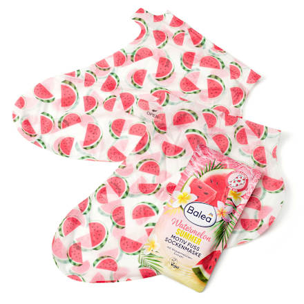 maska na nohy ponožkách Watermelon Summer, 1 pár Balea