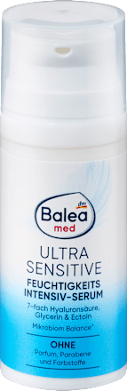 Hidratantni serum sa 7 vrsta hijalurona Ultra Sensitive, kriva UC Balea med