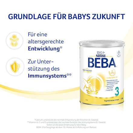 Folgemilch 3 ab dem 10. Monat Nestlé BEBA